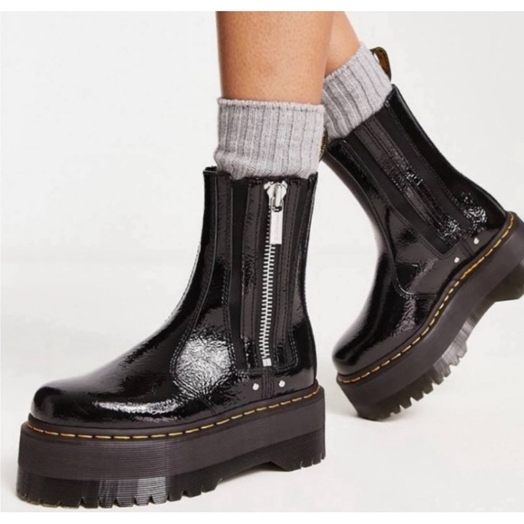 New Dr Martens 2976 Max Platform  Boots - Picture 2 of 10